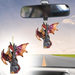 Acrylic Flat Car Hangings Halloween Christmas Tree Hangings Home Decorations