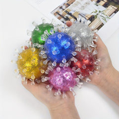 Colored Bead Virus Relief Ball Stress Squeezed Pinch Toy