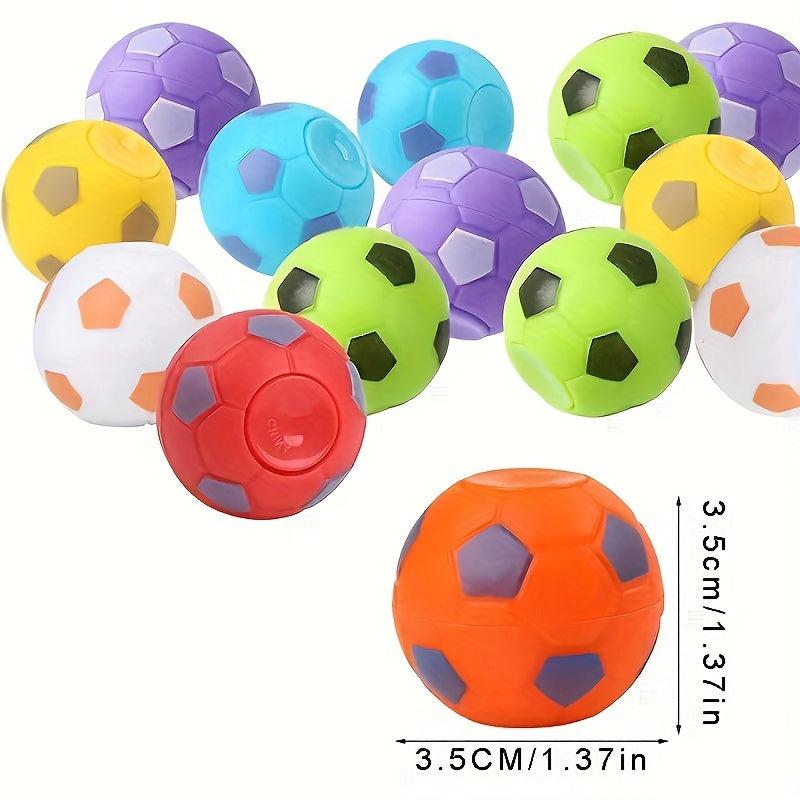 10pcs Mini Fidget Spinner Football Classroom Toys Birthday Kids Party Favors