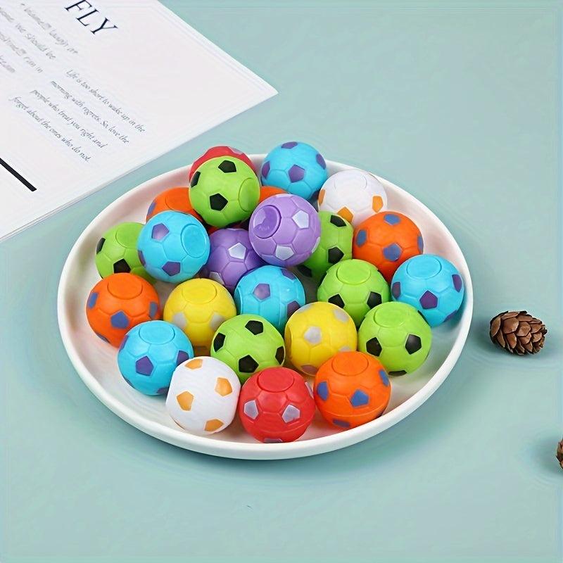 10pcs Mini Fidget Spinner Football Classroom Toys Birthday Kids Party Favors