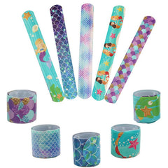 10pcs Mermaid PVC Pat Ring Pack