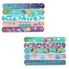10pcs Mermaid PVC Pat Ring Pack