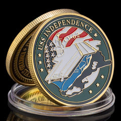 US Navy CV 62 Independence Carrier Plated Souvenir Coin
