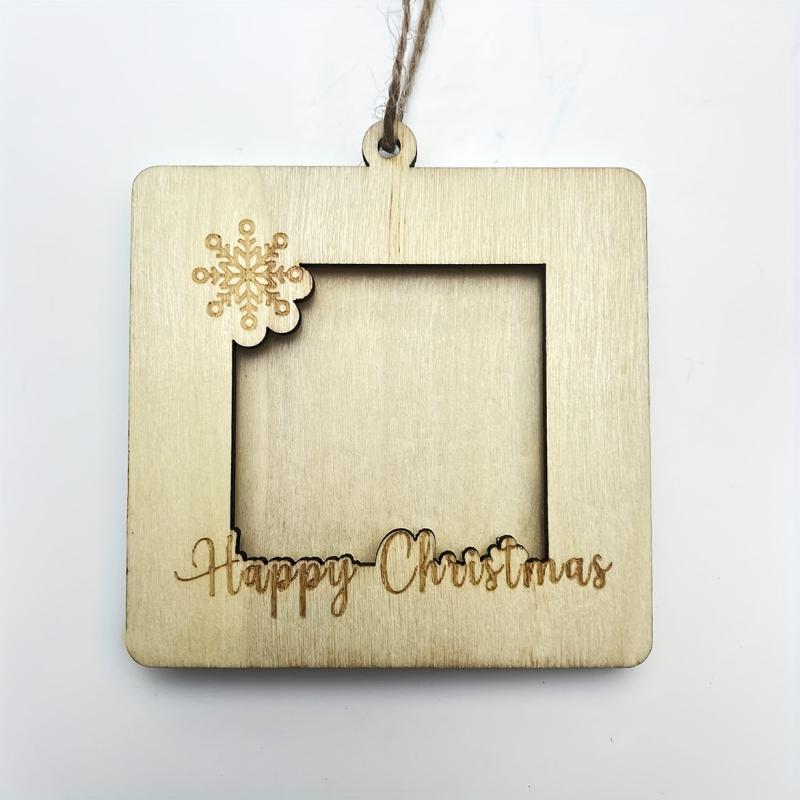 Christmas Decorative Wooden Wallet Red Envelope Creative Elk Bell
