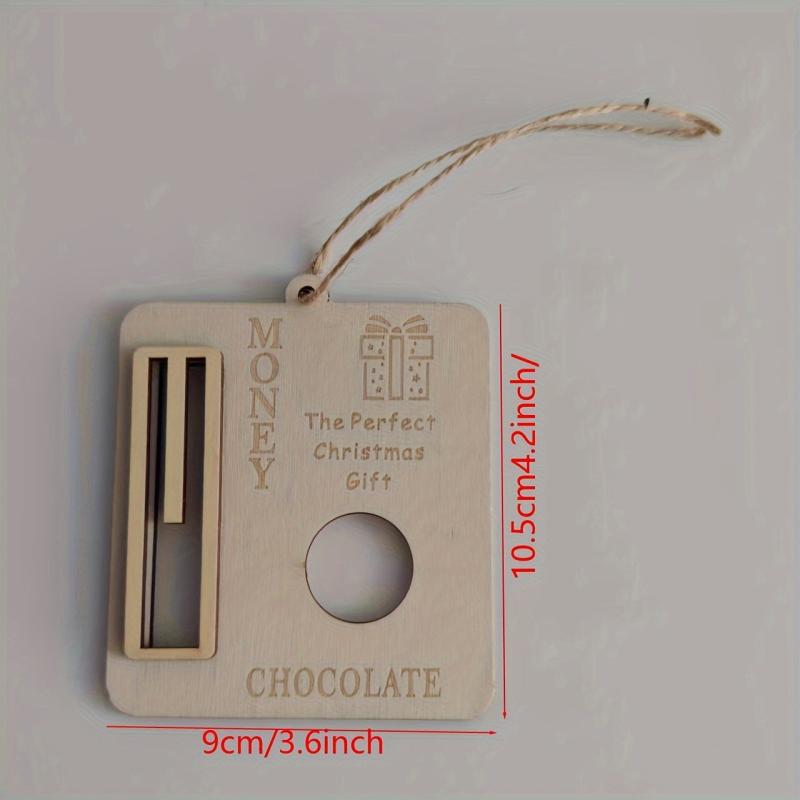 Christmas Decorative Wooden Wallet Red Envelope Creative Elk Bell