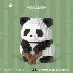 Giant Panda Huahua Building Blocks Set