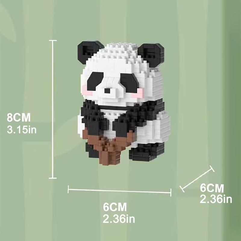 Giant Panda Huahua Building Blocks Set