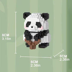 Giant Panda Huahua Building Blocks Set