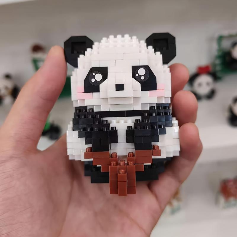 Giant Panda Huahua Building Blocks Set