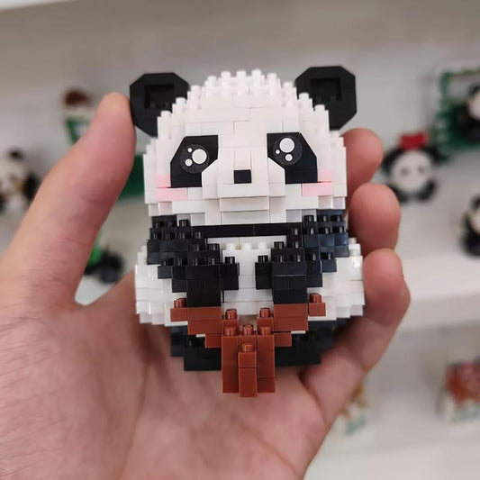 Giant Panda Huahua Building Blocks Set