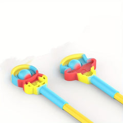 3pcs Astronaut & Skull Head Pen Cap Variety Set - Soothing Fidget Silicone Toy