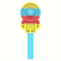 3pcs Astronaut & Skull Head Pen Cap Variety Set - Soothing Fidget Silicone Toy