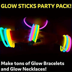 100pcs Glow Sticks Party Supplies 20-32cm Glow In The Dark Light Up Sticks