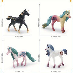 Sparkly Unicorn Plush Toy for Kids