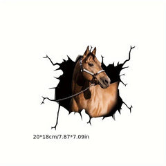 Horse Head Scratch Sticker Creative Window Car Toy