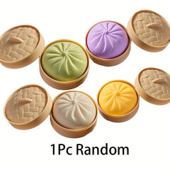 Soft Decompressing Dumpling Toy - Random Squeeze Toy