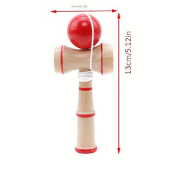 1pc Sisal Ball Wood Game Toy Gift for Pets