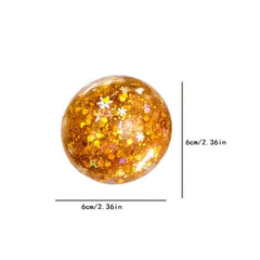 Christmas Snowflake Ball Pinch Music Soft Glue Sequins Pectin Slow Rebound Toy