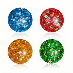 Christmas Snowflake Ball Pinch Music Soft Glue Sequins Pectin Slow Rebound Toy