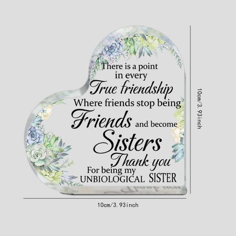 Sunflower Friendship Acrylic Gift For Women