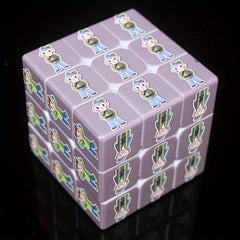 Chinese Culture Style Doll Shape Cube Puzzle Toy