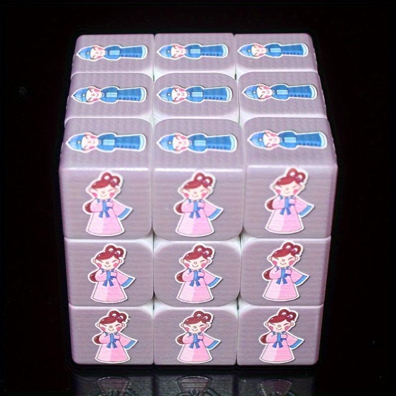 Chinese Culture Style Doll Shape Cube Puzzle Toy