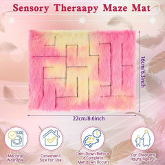 2pcs Marble Maze Mat Sensory Fidget Stress Relief Toys