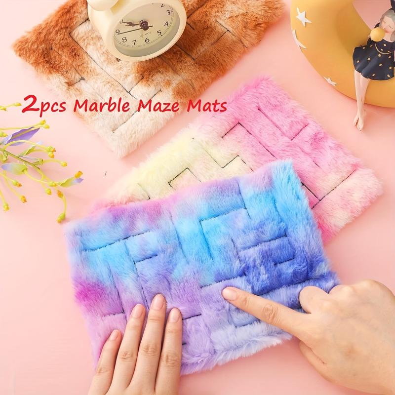 2pcs Marble Maze Mat Sensory Fidget Stress Relief Toys