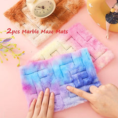 2pcs Marble Maze Mat Sensory Fidget Stress Relief Toys