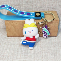 Rabbit Key Backpack Phone Chain Car Pendant Girls Birthday Gift