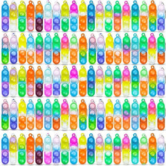 20pcs Colorful Fidget Toy Keychain Party Favors Classroom Prizes Christmas Gift