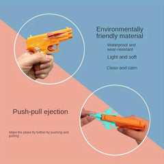 Internet Celebrity Catapult Aircraft Launcher Glider Toy