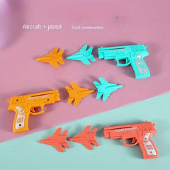 Internet Celebrity Catapult Aircraft Launcher Glider Toy
