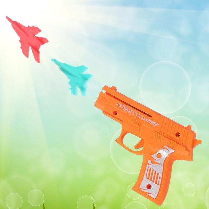 Internet Celebrity Catapult Aircraft Launcher Glider Toy
