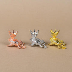 Alloy Base Crystal Ball Bracket Mini Crown Frog Ornament Jewelry Toy Gift