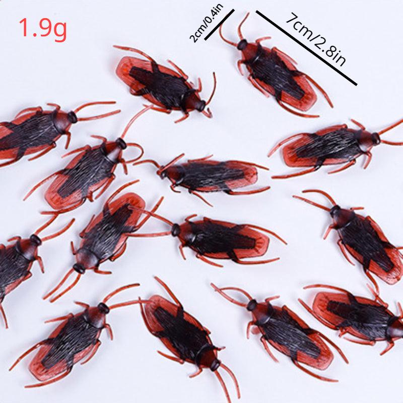 Halloween Cockroach Prank Toy - Scary Soft Cockroach