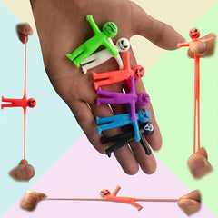 6-Piece Halloween Sensory Elastic Decompression Stretchable Tube Toys