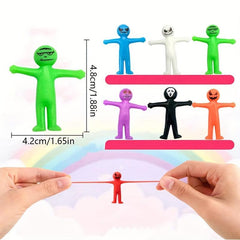 6-Piece Halloween Sensory Elastic Decompression Stretchable Tube Toys
