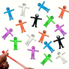 6-Piece Halloween Sensory Elastic Decompression Stretchable Tube Toys
