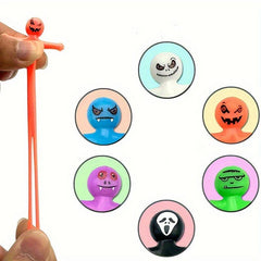 6-Piece Halloween Sensory Elastic Decompression Stretchable Tube Toys