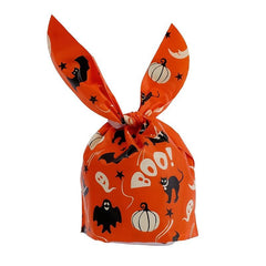 50pcs Bunny Ear Halloween Candy Bags - Perfect For Trick Or Treating