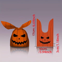 50pcs Bunny Ear Halloween Candy Bags - Perfect For Trick Or Treating