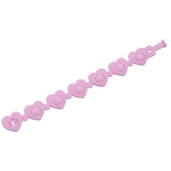 Decompressing Silicone Toy Bubble Joy Heart Rainbow Bracelet Watch