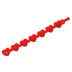 Decompressing Silicone Toy Bubble Joy Heart Rainbow Bracelet Watch
