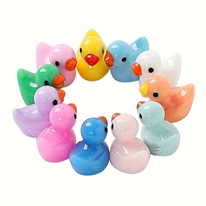 30 Mini Duck Figurines for Dollhouses Gardens Aquariums