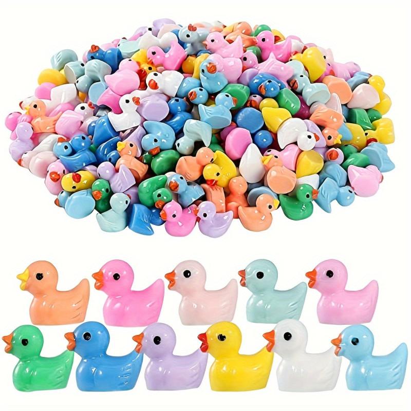 30 Mini Duck Figurines for Dollhouses Gardens Aquariums