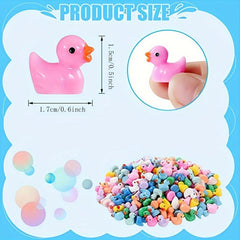 30 Mini Duck Figurines for Dollhouses Gardens Aquariums