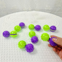 2pcs Gravity Radish Fingertip Decompression Massage Ball