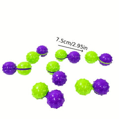 2pcs Gravity Radish Fingertip Decompression Massage Ball