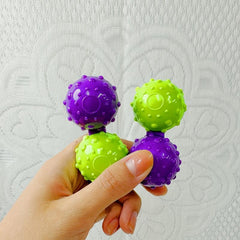 2pcs Gravity Radish Fingertip Decompression Massage Ball